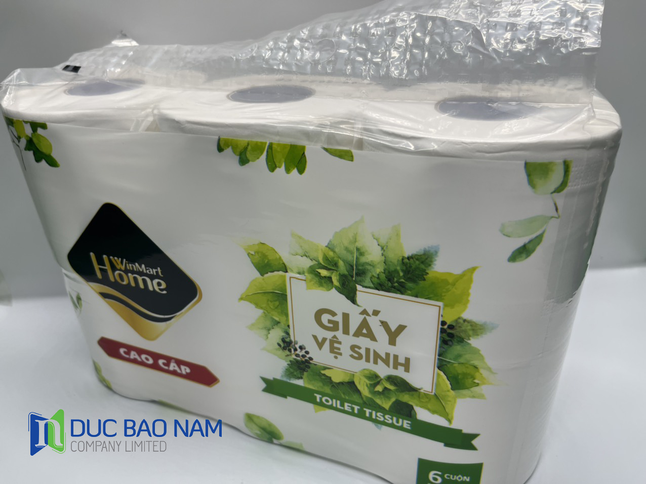 Túi LDPE trong in đóng gói cuộn giấy toilet